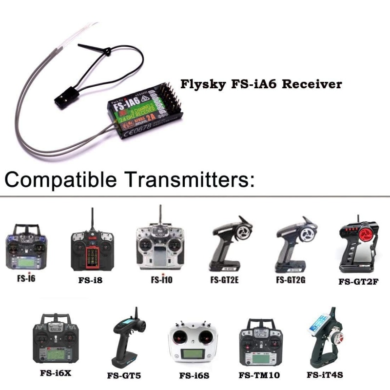 Flysky FS-IA6 Receiver 6CH Dua - Drone Racing Battery recensione e prezzo