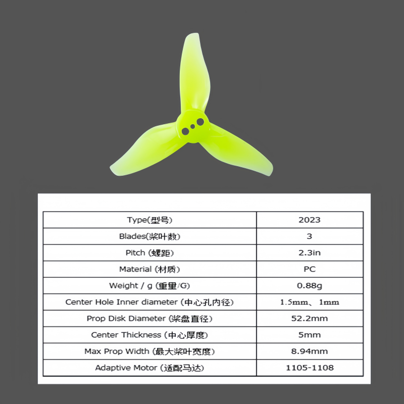 Gemfan 2023 three bladed 2-inc - Drone Racing Gate recensione e prezzo