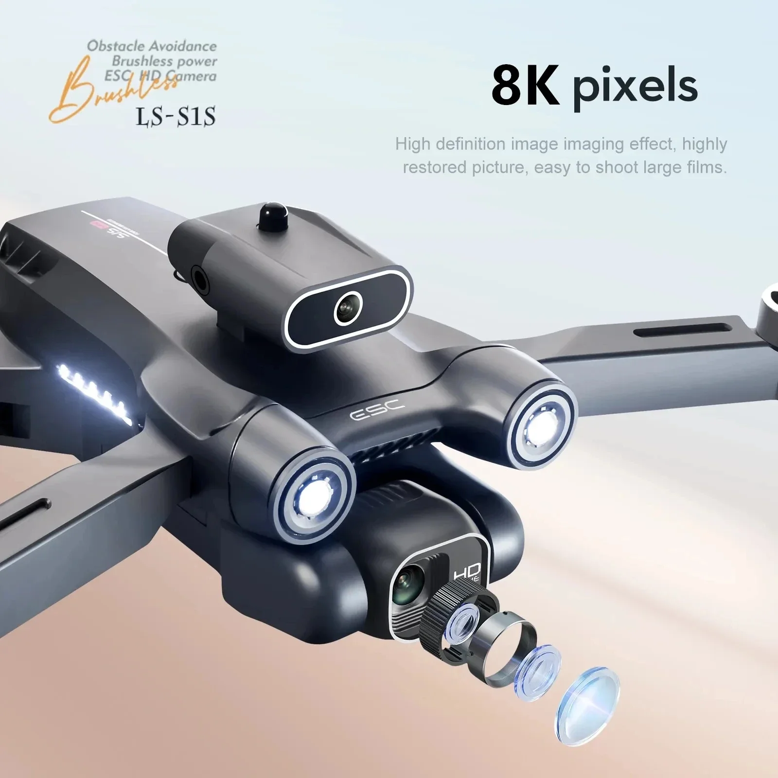 New S1S 5G GPS Drone Camera 8K - Drone Racing Camera recensione e prezzo