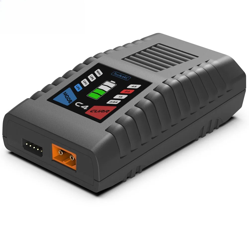 ToolkitRC C4 Charger 50W 5A AC - Drone Racing Charger recensione e prezzo