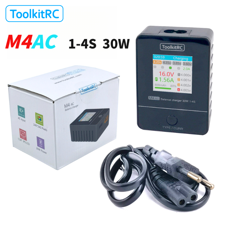 ToolkitRC M4AC 1-4S Lipo LiHV  - Drone Racing Charger recensione e prezzo