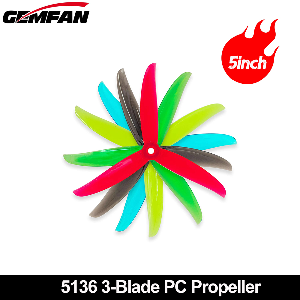 Gemfan VANOVER 5136 3 Blade PC - Drone Racing Propeller recensione e prezzo