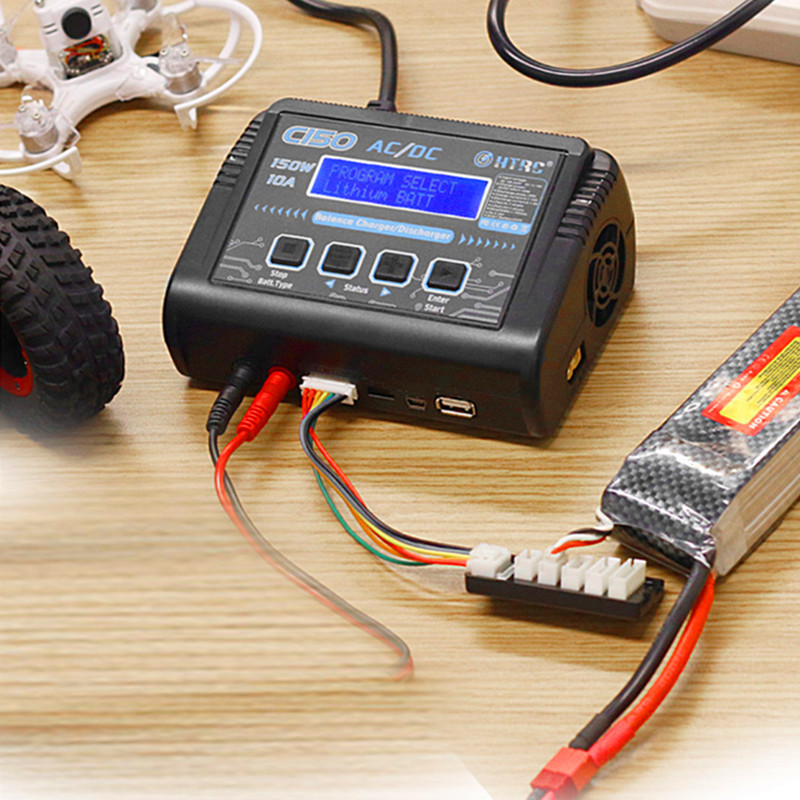 HTRC C150 150W 10A Smart Charg - Drone Racing Charger recensione e prezzo