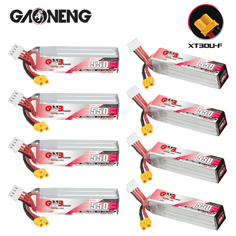 GNB HV 11.4V 550mAh 100C/200C  - Drone Racing Battery recensione e prezzo
