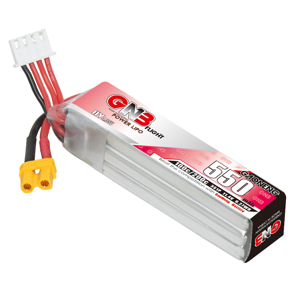 GNB HV 11.4V 550mAh 100C/200C  - Drone Racing Battery recensione e prezzo