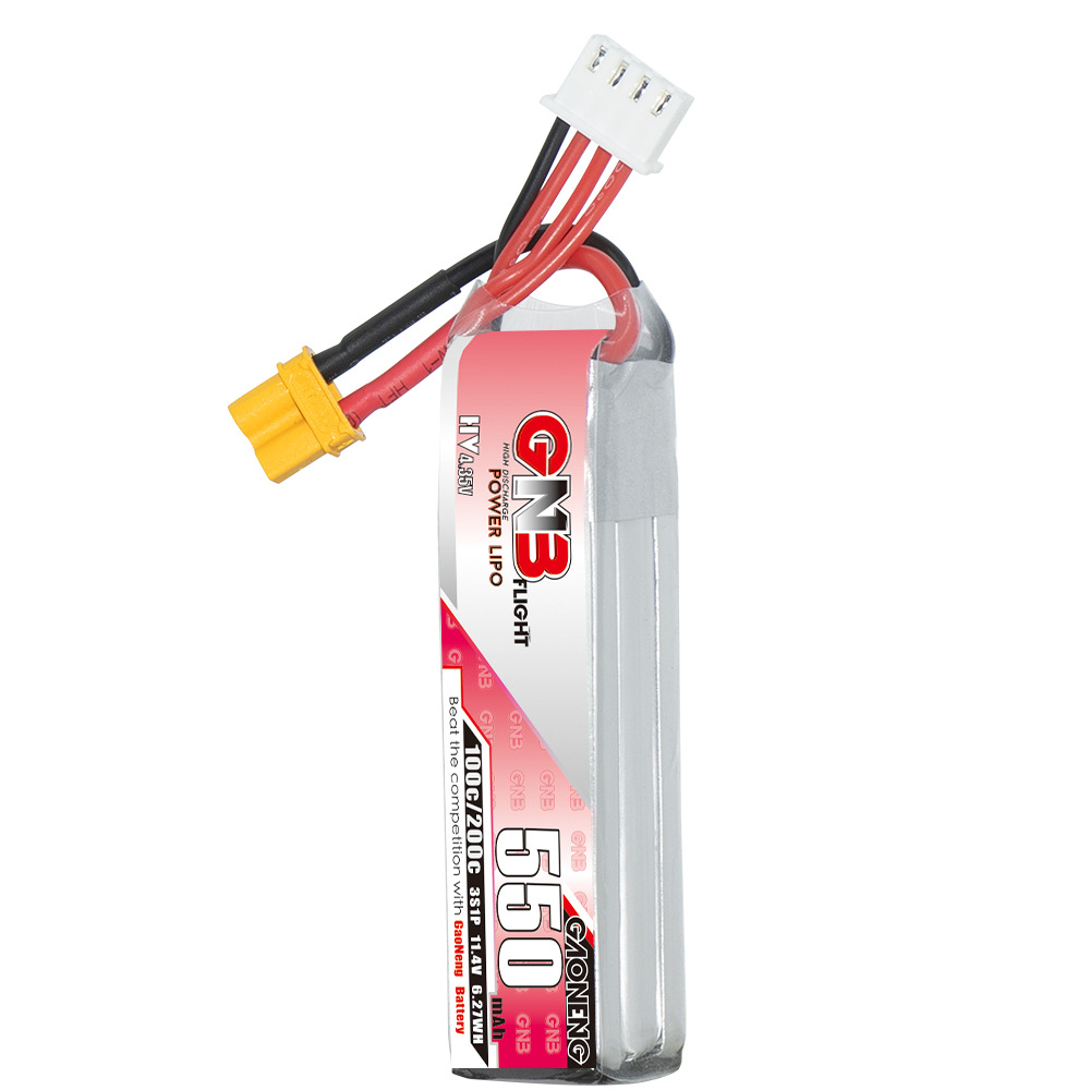 GNB HV 11.4V 550mAh 100C/200C  - Drone Racing Battery recensione e prezzo