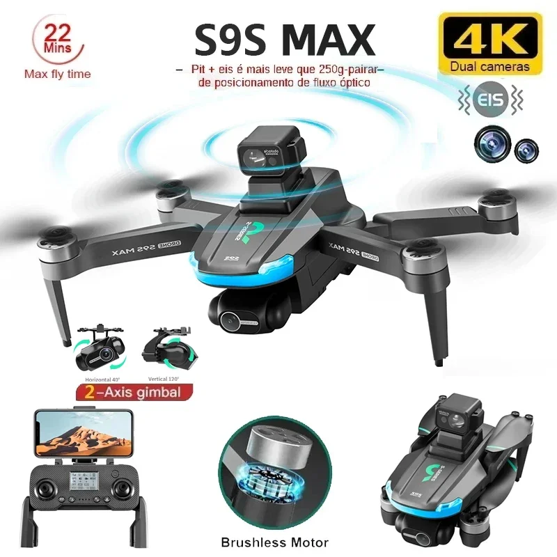 NEW S9S MAX MINI Drone 4K 2-Ax - Drone Racing Camera recensione e prezzo