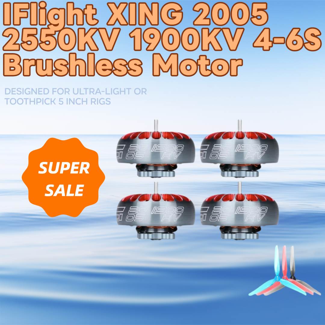 4pcs/lot IFlight XING 2005 255 - Drone Racing Motor recensione e prezzo