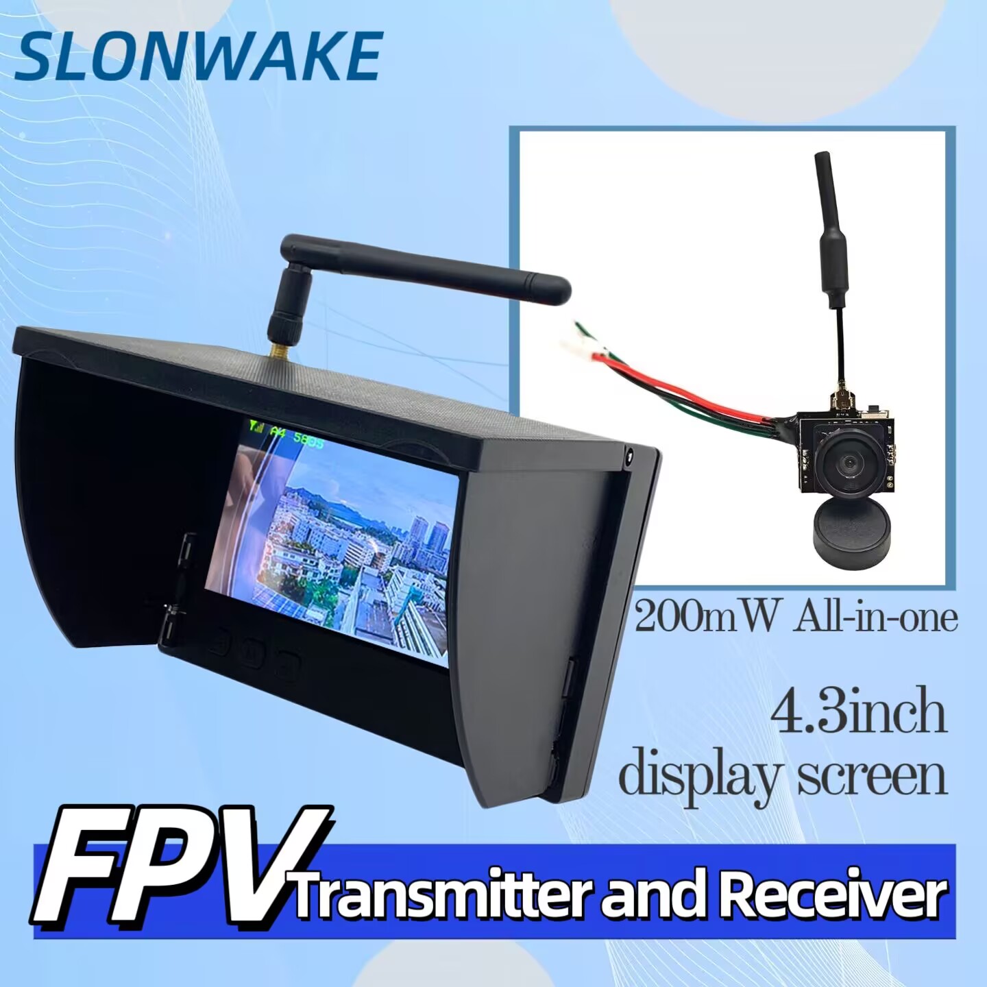 SLONWAKE 5.8G Analog Video Tra - Drone Racing Frame recensione e prezzo