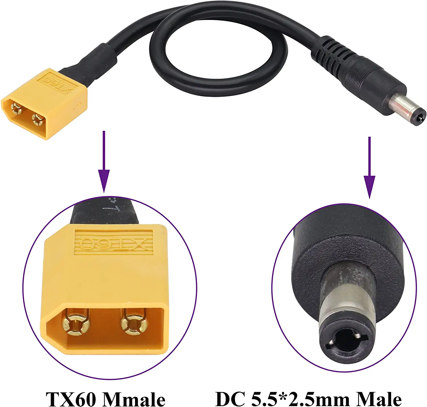 XT60 Adapter Cable XT60 Male t - Drone Racing Gate recensione e prezzo