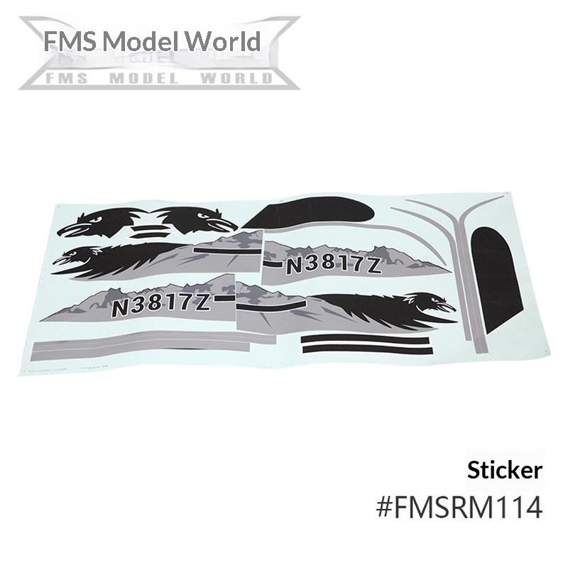 FMS RC Plane Decals For 1700mm - Drone Racing Motor recensione e prezzo