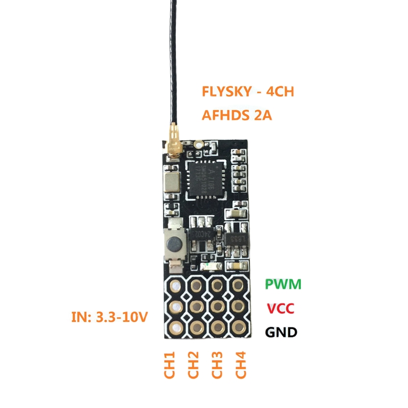 Flysky FS2A Mini Receiver 4CH  - Drone Racing Receiver recensione e prezzo