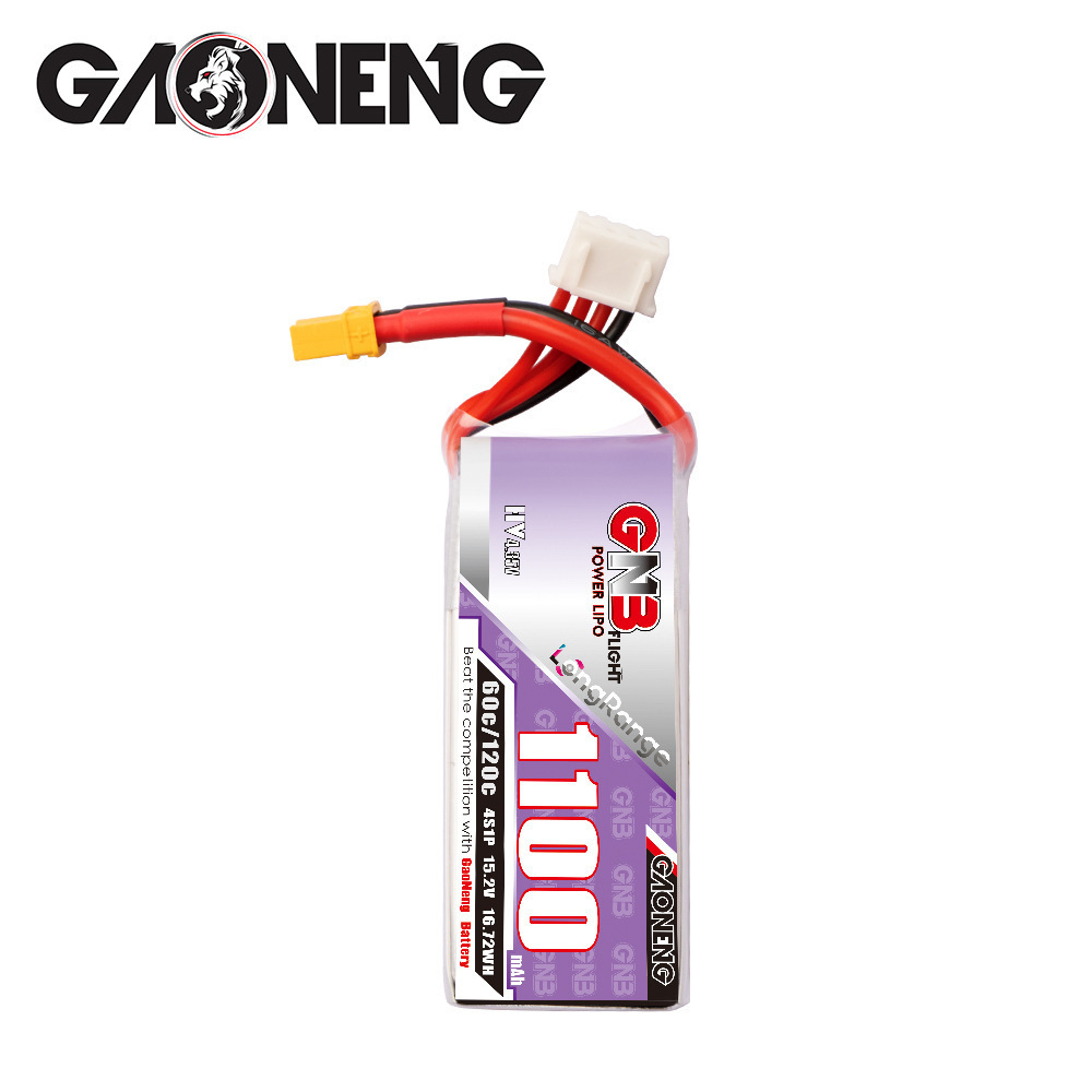 GNB 4S 1100mAh 60C/120C HV Lip - Drone Racing Battery recensione e prezzo