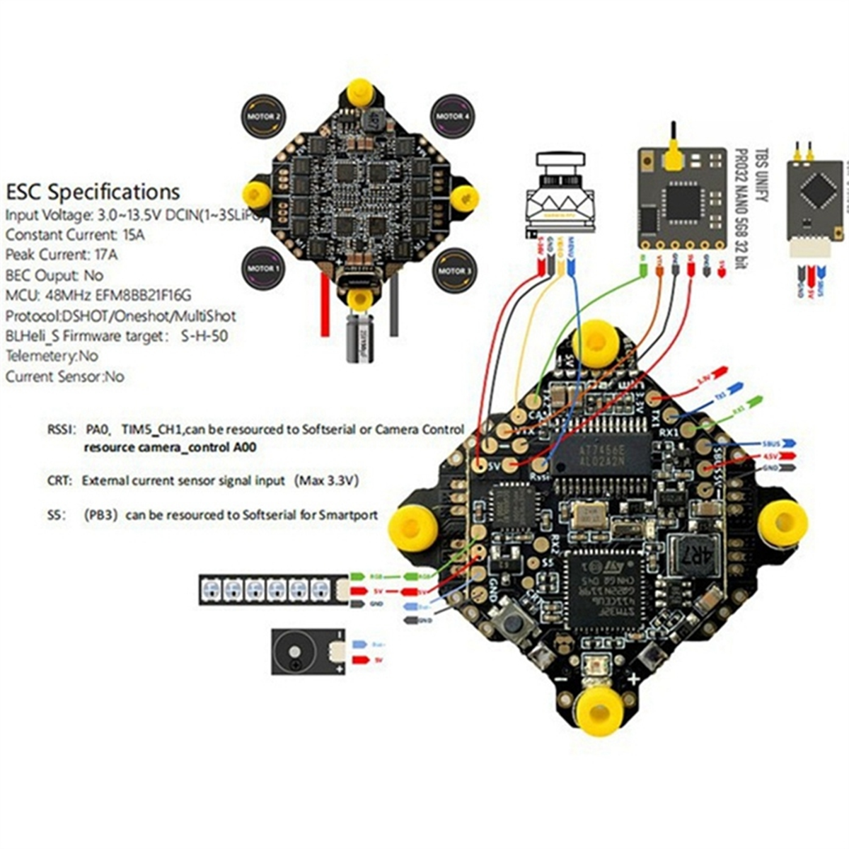 NEW F411 AIO Flight Controller - Drone Racing Flight Controller recensione e prezzo