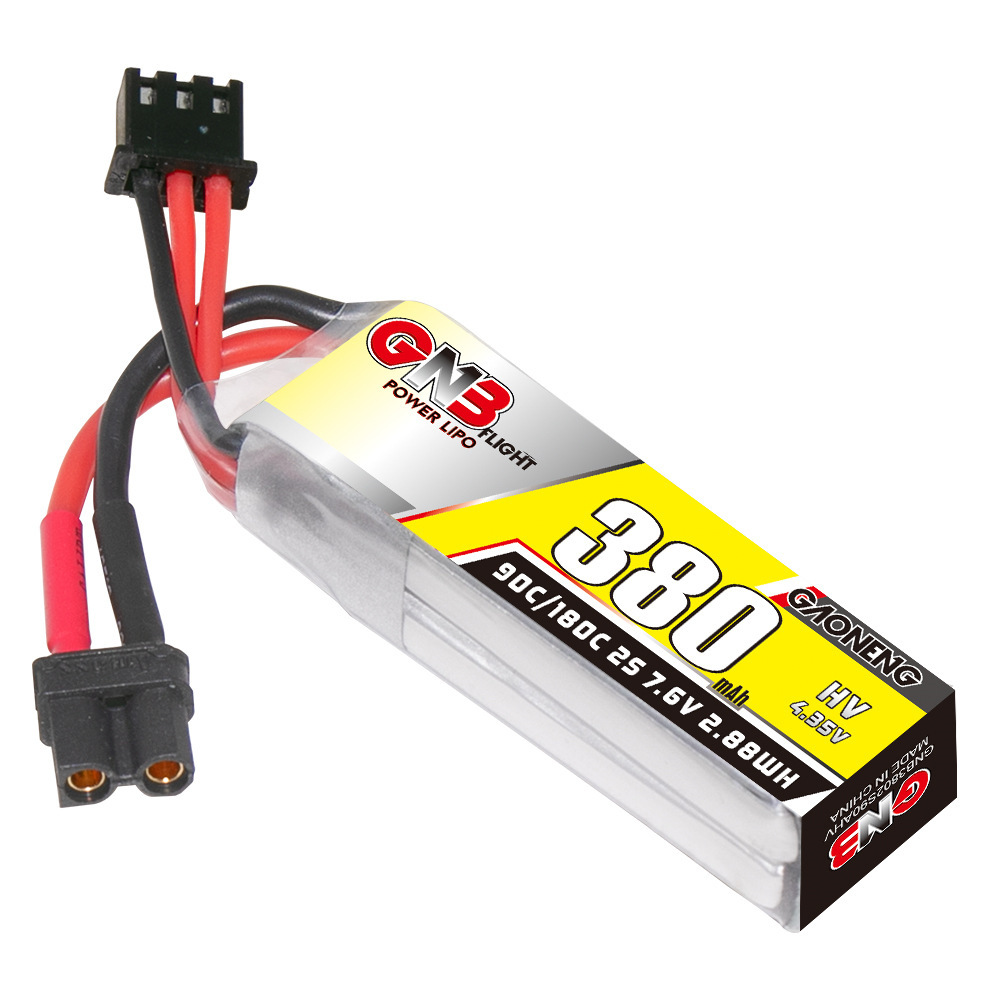 GNB 2S 7.6V 380mAh 90C/180C Li - Drone Racing Battery recensione e prezzo
