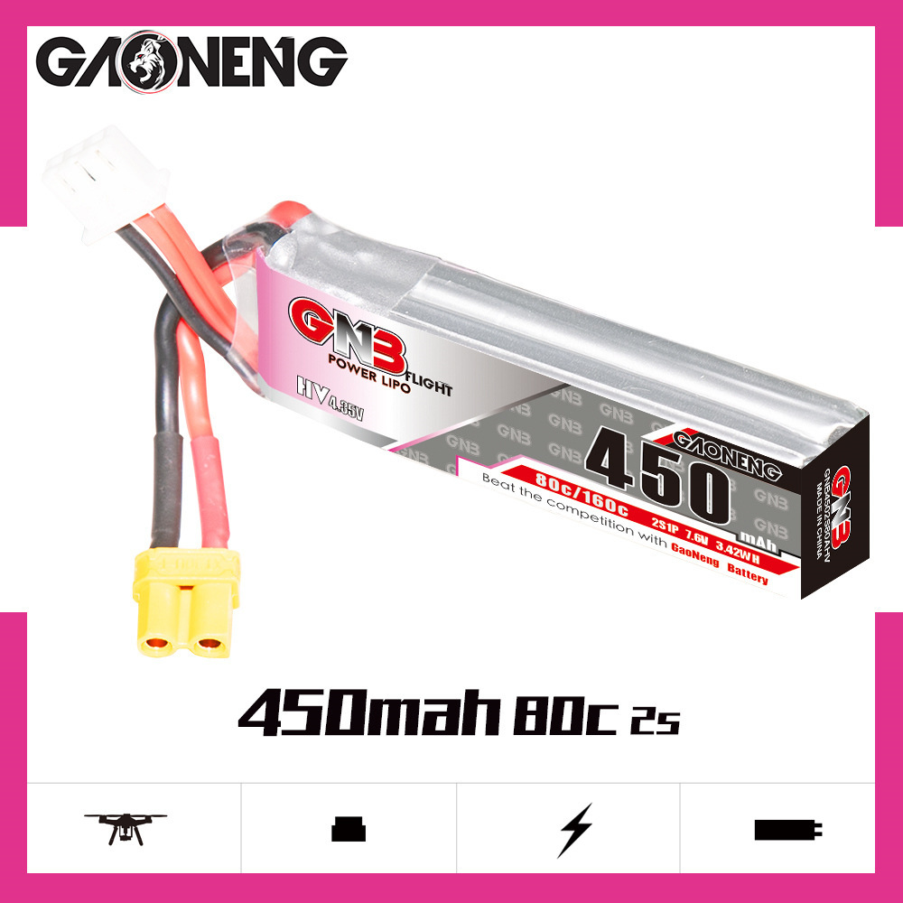 GNB LiPo Battery HV 2S 7.6V 45 - Drone Racing Battery recensione e prezzo