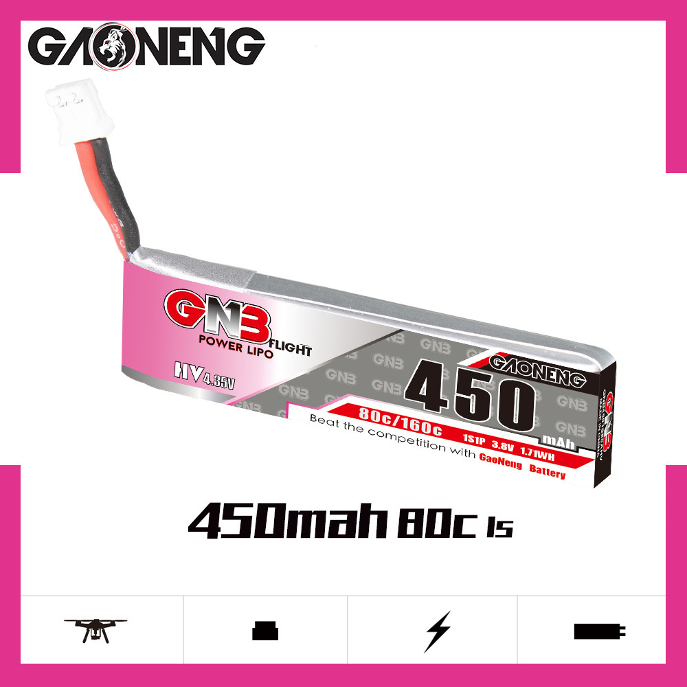 GNB HV 1S 3.8V 450mAh 80C/160C - Drone Racing Battery recensione e prezzo