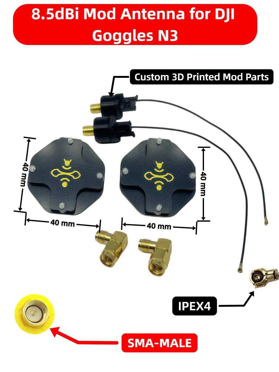8.5dBi LHCP FPV Patch Antenna  - Drone Racing Goggles recensione e prezzo