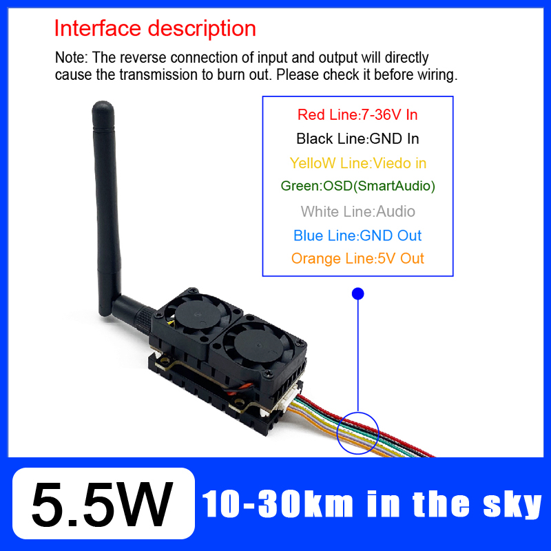 Long Range 5.8GHz 5.5W Video T - Drone Racing Frame recensione e prezzo