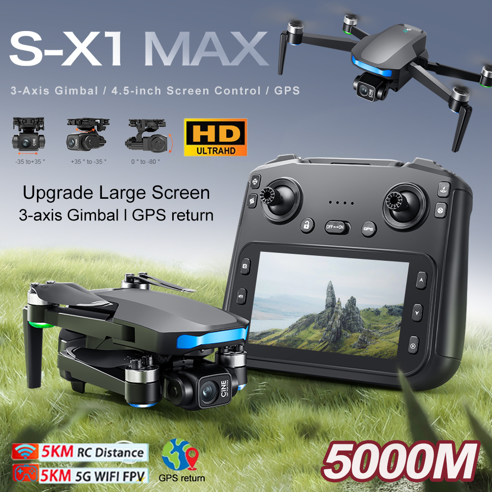 New S-X1 MAX Drone GPS 8K Prof - Drone Racing Camera recensione e prezzo