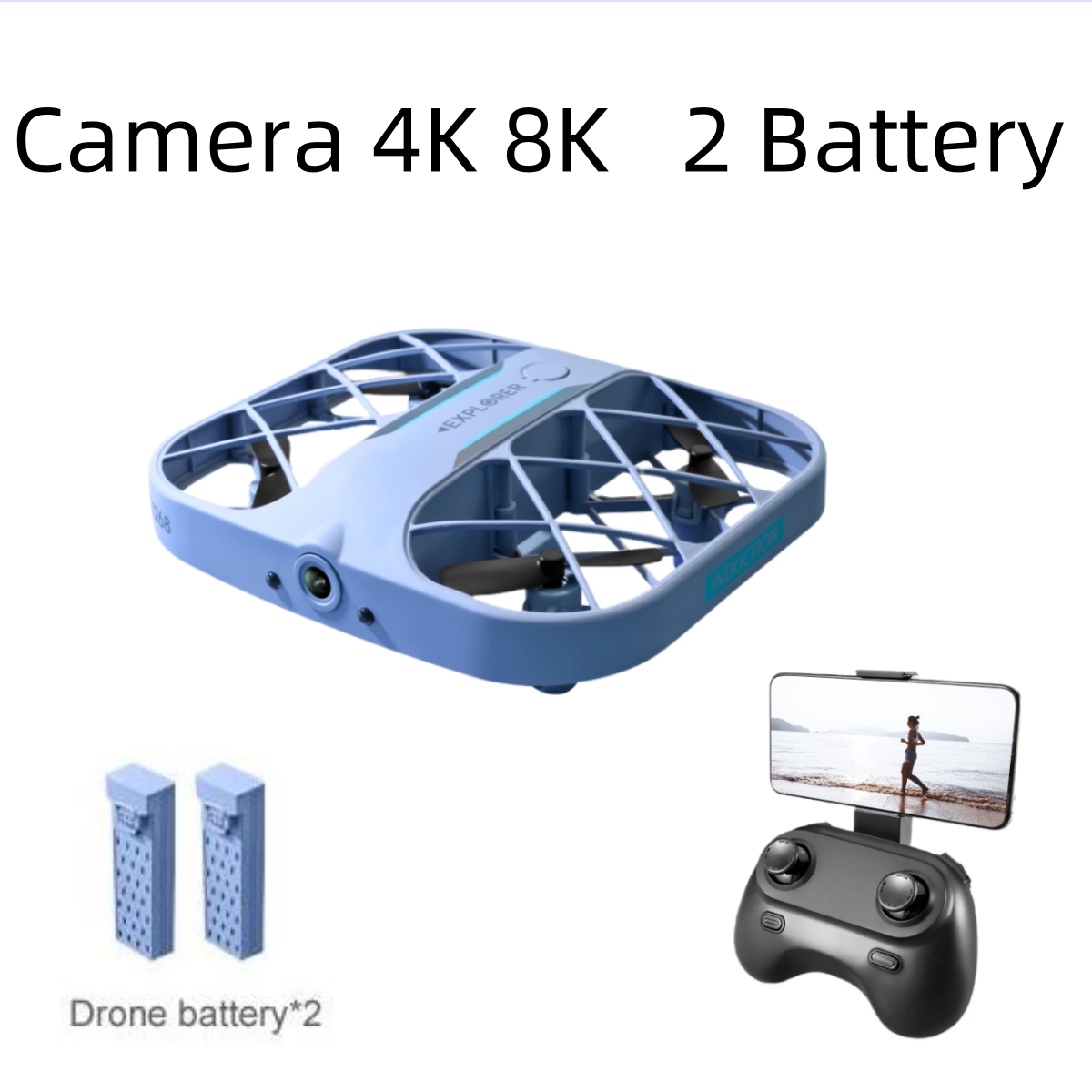 JJRC H107 FPV RC Drone with 2  - Drone Racing Battery recensione e prezzo